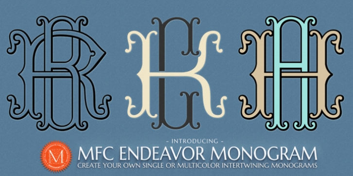 MFC Endeavor Monogram Font Download