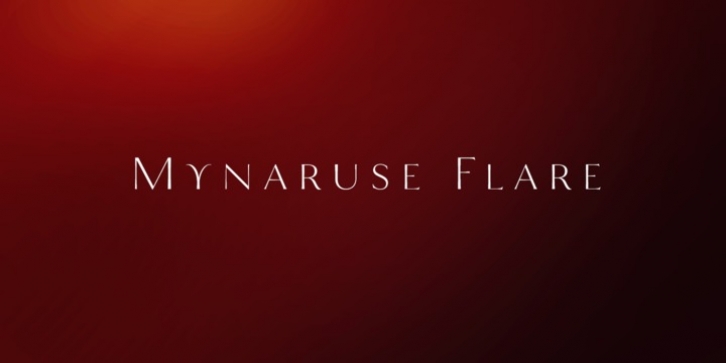 Mynaruse Flare Font Download