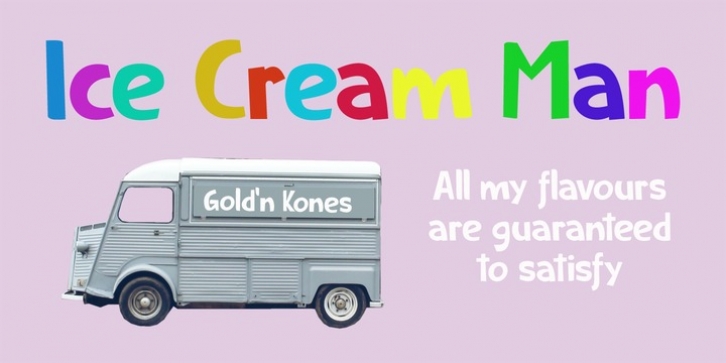 Ice Cream Man Font Download