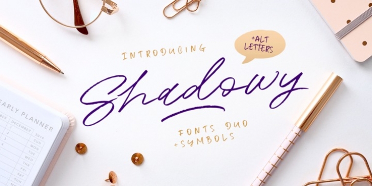 Shadowy Font Download