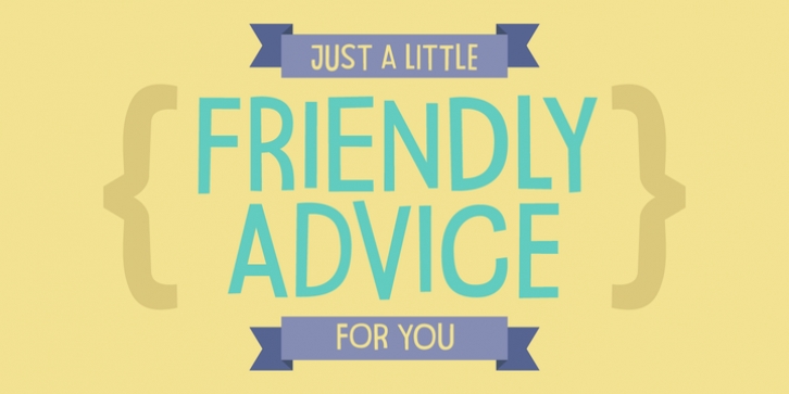 Friendly Advice Font Download
