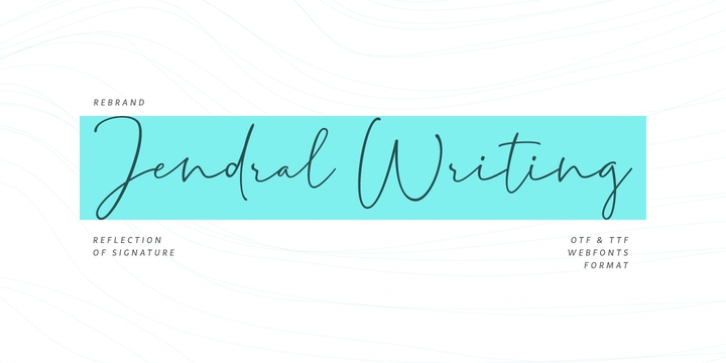 Jendral Writing Pro Font Download