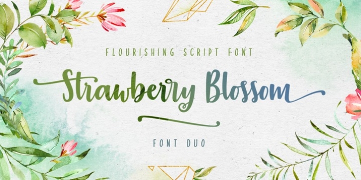 Strawberry Blossom Font Download