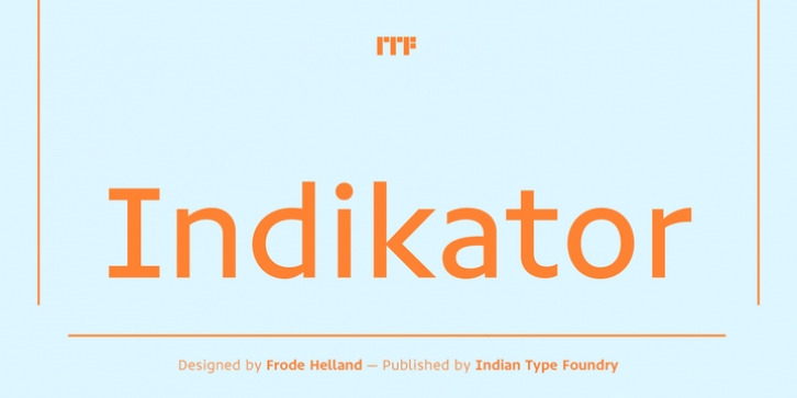 Indikator Font Download