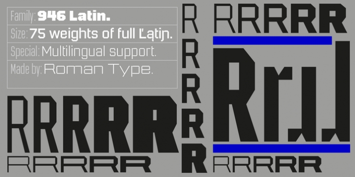 946 Latin Font Download