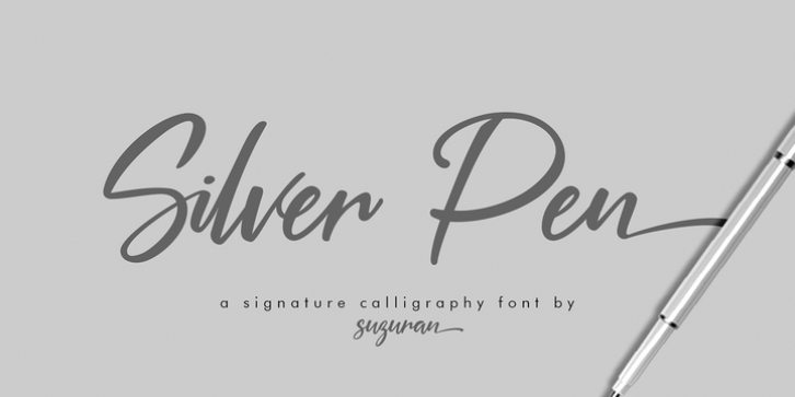 Silver Pen Font Download