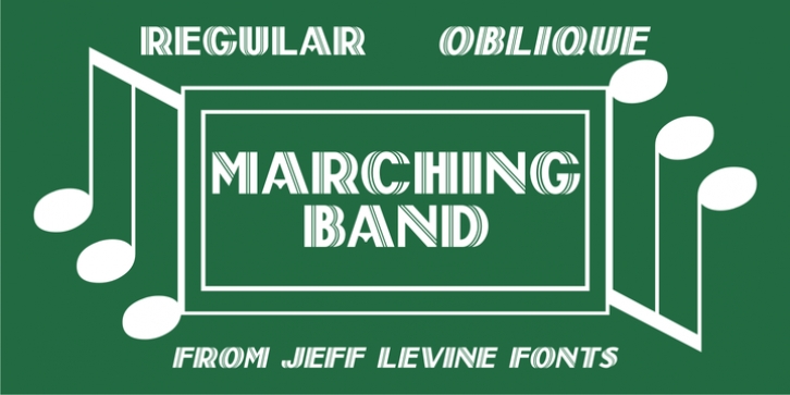 Marching Band JNL Font Download