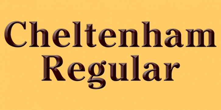 Cheltenham Font Download