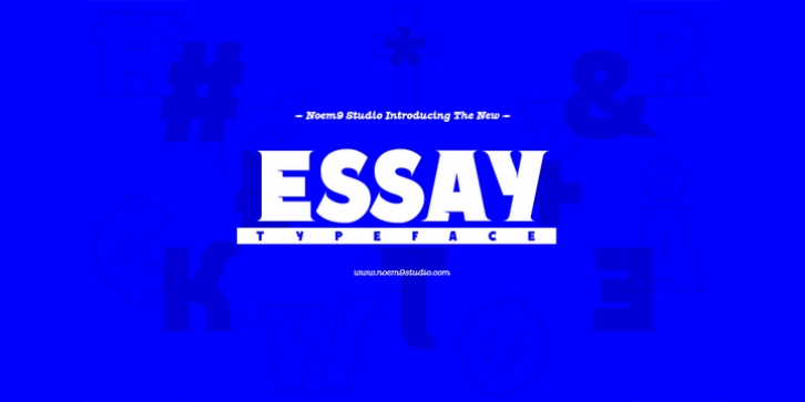 Essay Font Download