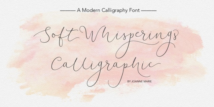 soft whisperings font free download
