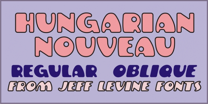 Hungarian Nouveau JNL Font Download