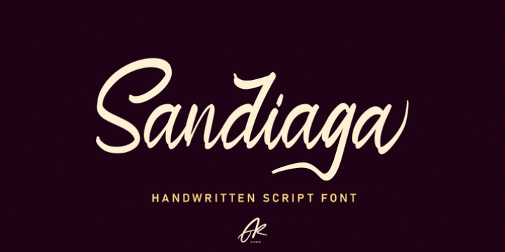 Sandiaga Font Download