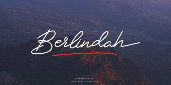 Berlindah Monoline Font Download