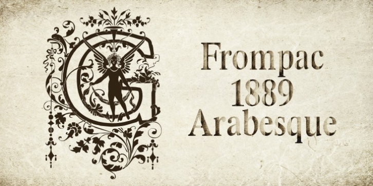 Frompac 1889 Arabesque Font Download