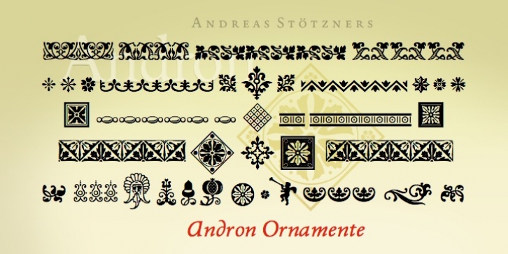 Andron Ornamente Font Download