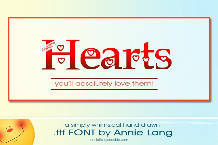 Annie's Hearts Font Download
