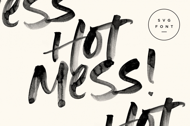 Hot Mess! SVG Font Download