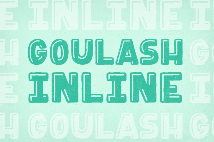 Goulash Inline Font Download