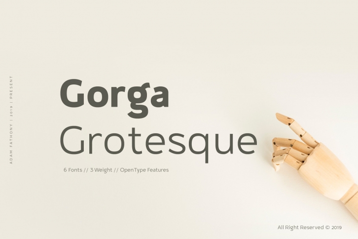Gorga Grotesque Font Download