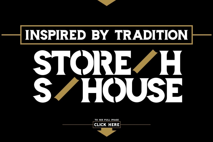 Storehouse + Vector shapes Font Download