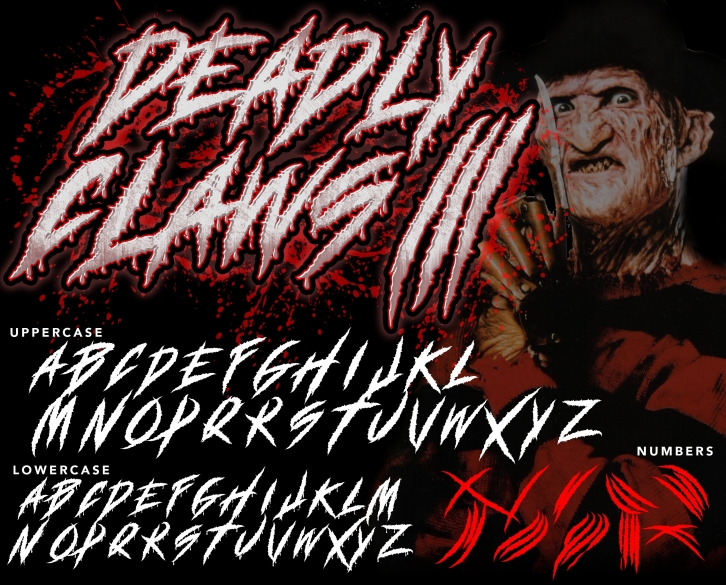 DEADLY CLAWS Font Download