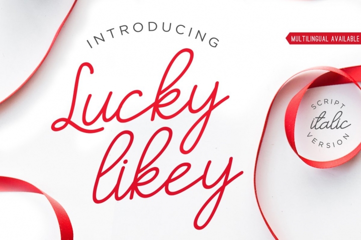 Lucky likey script font Font Download