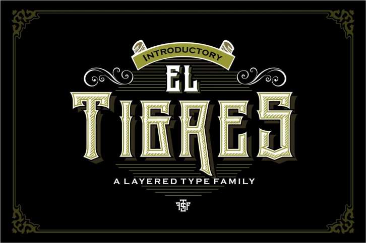 El Tigres Typeface Font Download