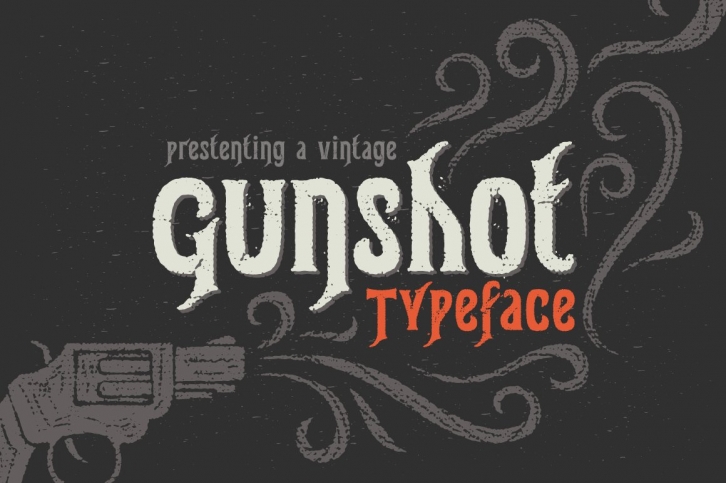 Gunshot typeface Font Download