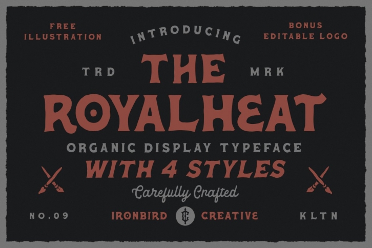 The Royalheat + Extras Font Download