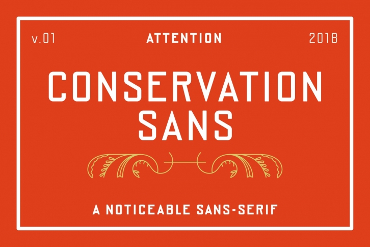 Conservation Sans Family Font Download