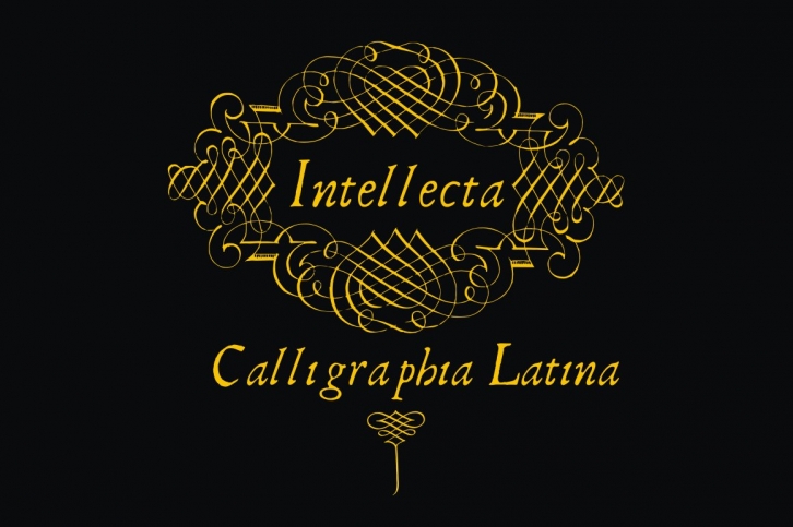 CalligraphiaLatina, ornaments Font Download