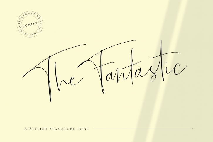 The Fantastic signature Font Download