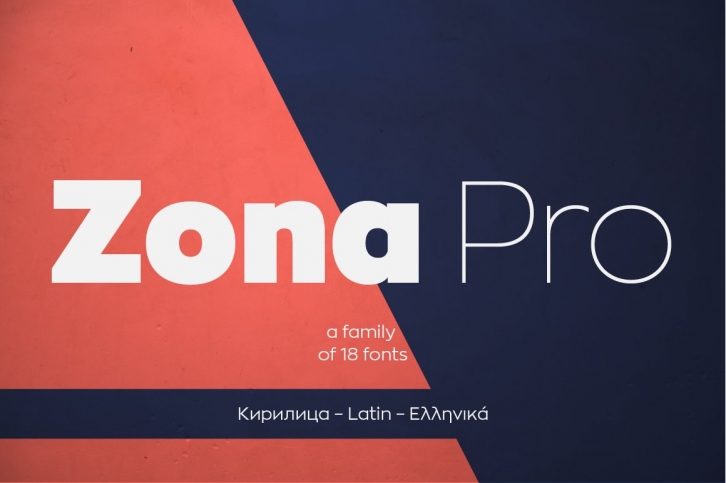 Zona Pro (18 Weights) Font Download