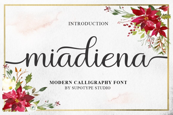 Miadiena Script Font Download