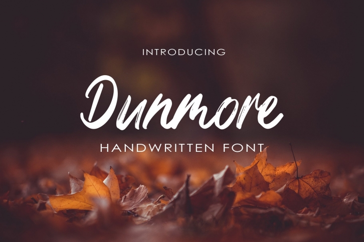 Dunmore Handwritten-Font Font Download