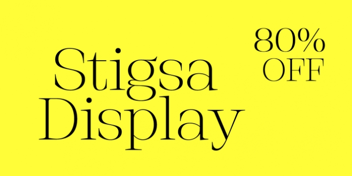 Stigsa Display Font Download