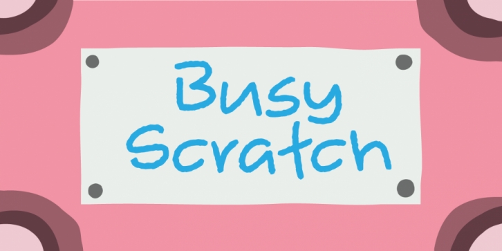 Busy Scratch Font Download