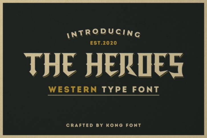The Heroes Font Download