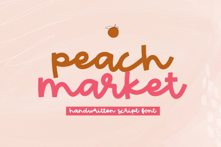 Peach Market Font Download