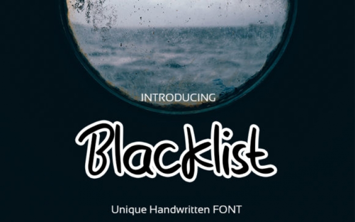 Blacklist Font Download