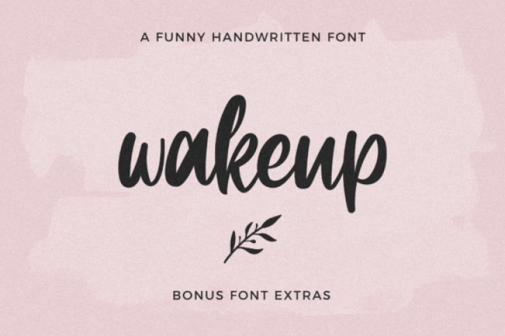 Wakeup Font Download