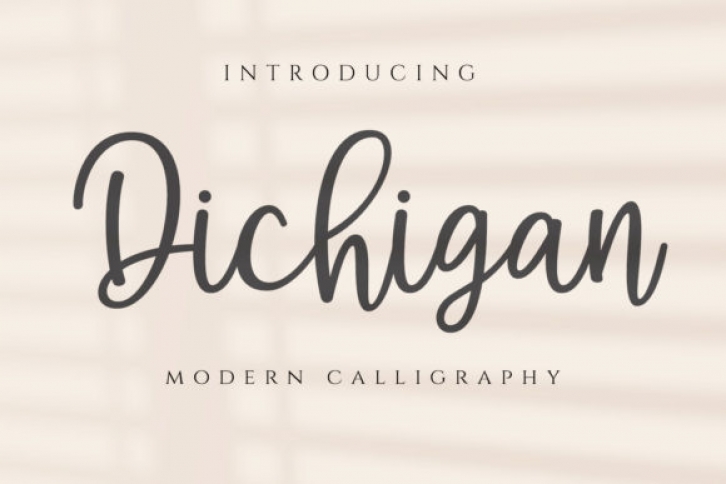 Dichigan Font Download