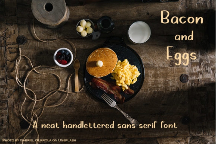 Bacon and Eggs Font Download