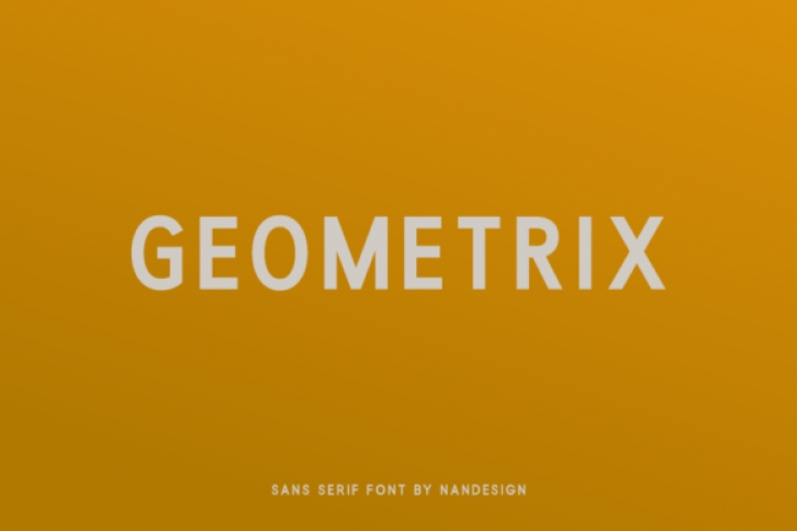 Geometrix Font Download