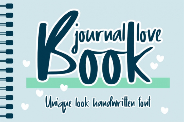 Journal Love Book Font Download