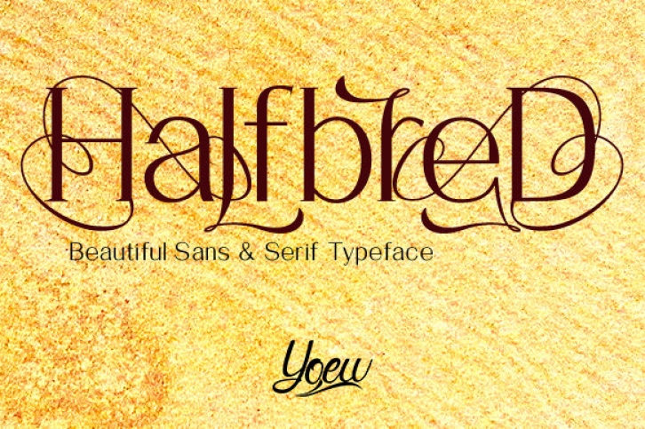 HalfbreD Font Download