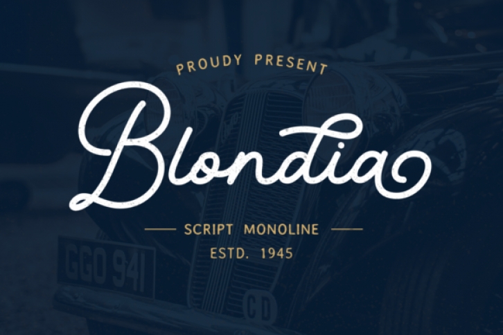 Blondia Font Download