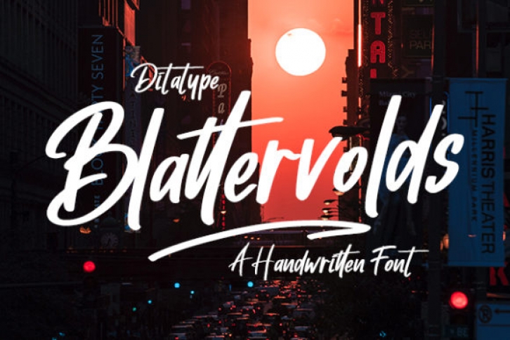 Blattervolds Font Download