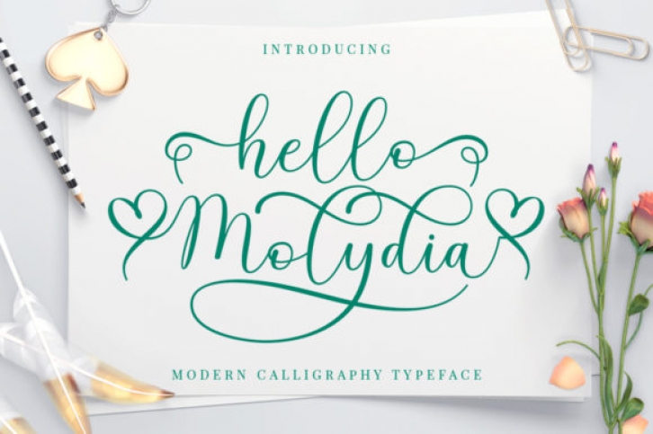 Hello Molydia Font Download