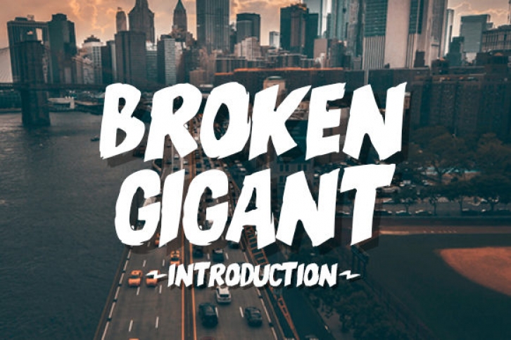 Broken Gigant Font Download